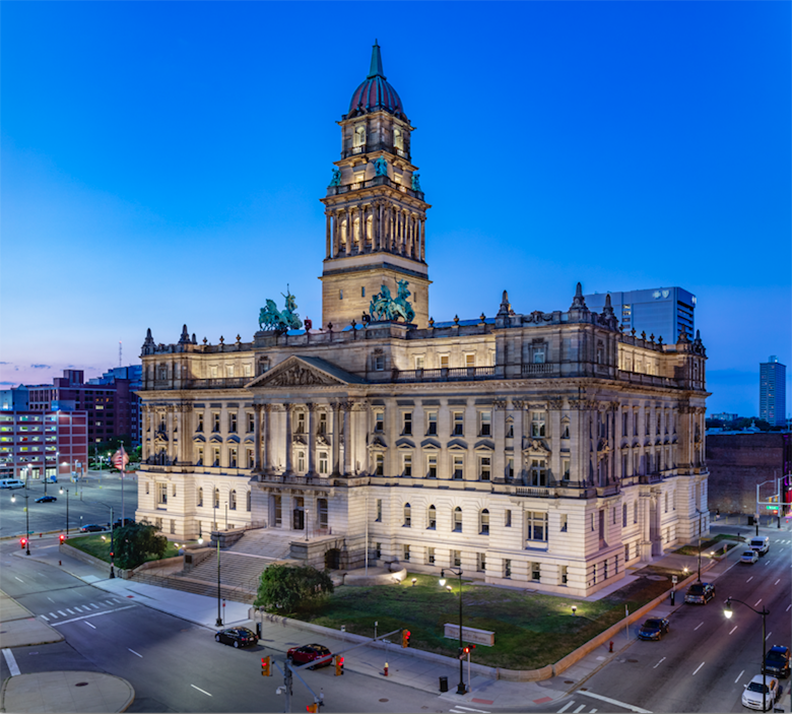 Wayne İlçe Adliye Binası – Detroit Michigan - ABD'nin Tarihi Adliye Binaları